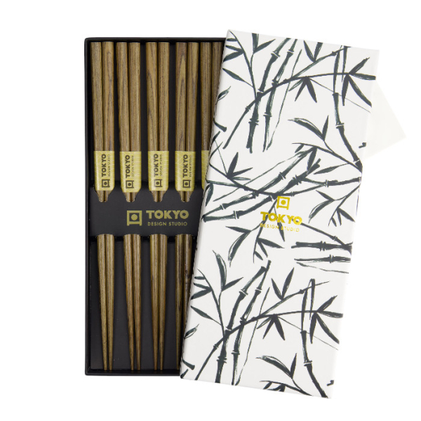 Bamboo White 5 Paar Essstäbchen bei Tokyo Design Studio