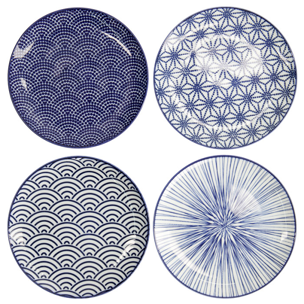 TDS, Teller Set, 4-tlg., Nippon Blue, Ø 20,6 x 2,2 cm - Art Nr. 17959