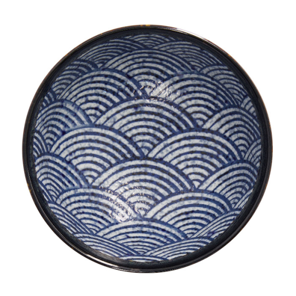 TDS, Schale, Aisai Seigaiha, Ø 16.8 x 8.8 cm, Art.-Nr. 18574