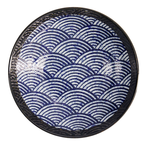 Aisai Seigaiha Plate at Tokyo Design Studio (picture 3 of 6)