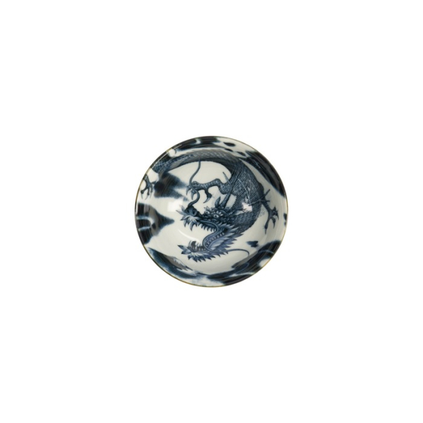 Schale Japonism Dragon Dunkelgrau, Porzellan, Ø 12,7 cm, Höhe 6,8 cm, Art.-Nr. 18692