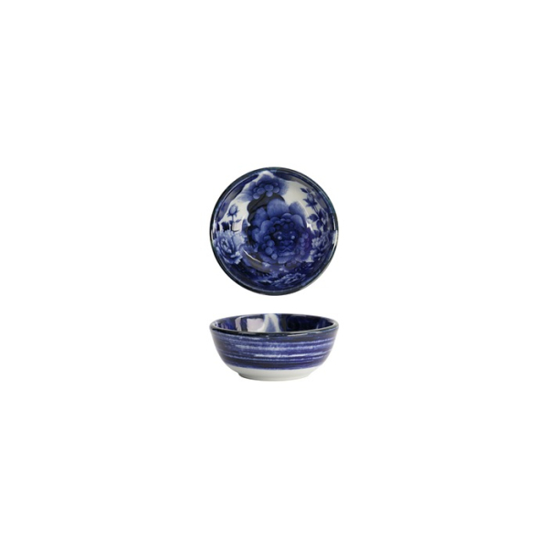 Sauce Bowl Japonism Lion Blue, Porcelain, &Oslash; 8.7 cm