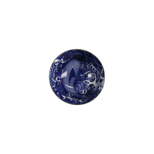 Schale Japonism Carp Blau, Porzellan, 350 ml, Art.-Nr. 18754