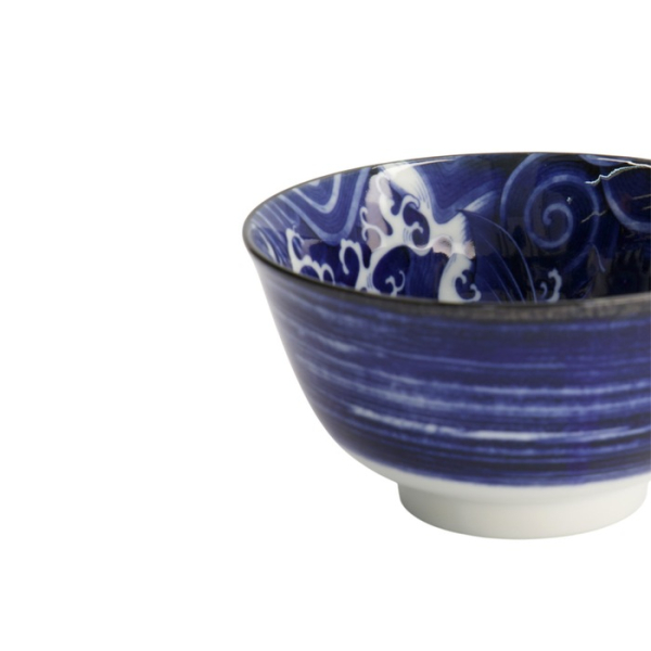 Schale Japonism Carp Blau, Porzellan, 350 ml, Art.-Nr. 18754