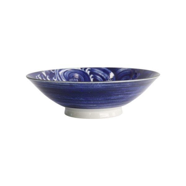 Bowl Japonism Crane Blue, Porcelain, 1.6 L, Item No. 18764