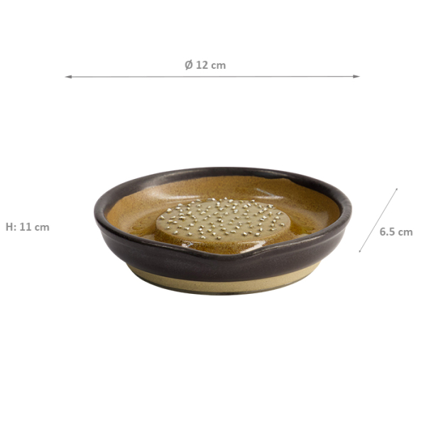 TDS, Reibeplatte Motoshige Klein Steingut, Kitchenware, 12x6.5x11 cm, Art.-Nr. 18798
