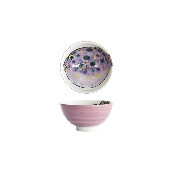 Schale Seafood Blowfish Fugu Lila, Porzellan, 300 ml
