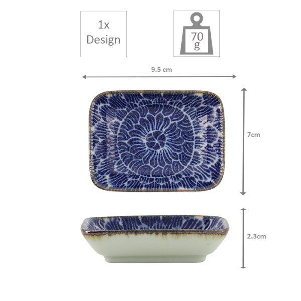 Ohuke Dahlia Square Bowl at Tokyo Design Studio (picture 5 of 5)