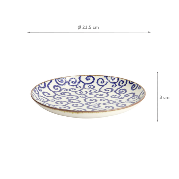 TDS, Teller, Ten Karakusa, Ø 21,5 cm, Art.-Nr. 18904