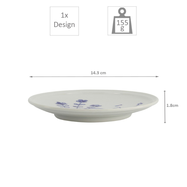 TDS, Plate, Neko Maruke, Ø 14.3x1.8cm, Item No. 18969