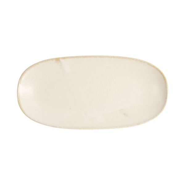 Sushi-Platte Titanium Matte Weiß, Porzellan, 28,5 × 14 × 2,5 cm, Art.-Nr. 20360