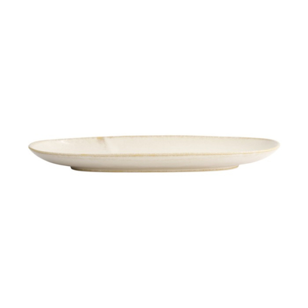 Sushi Plate Titanium Matte White, Porcelain, 28.5 × 14 × 2.5 cm, Item No. 20360