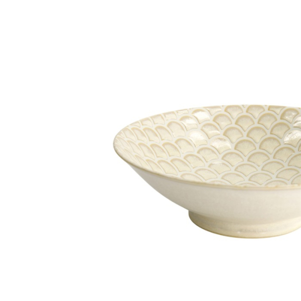 Schale Salatschüssel Titanium Matte Meerjungfrau-Design, Porzellan, 1,4 L, Art.-Nr. 20371