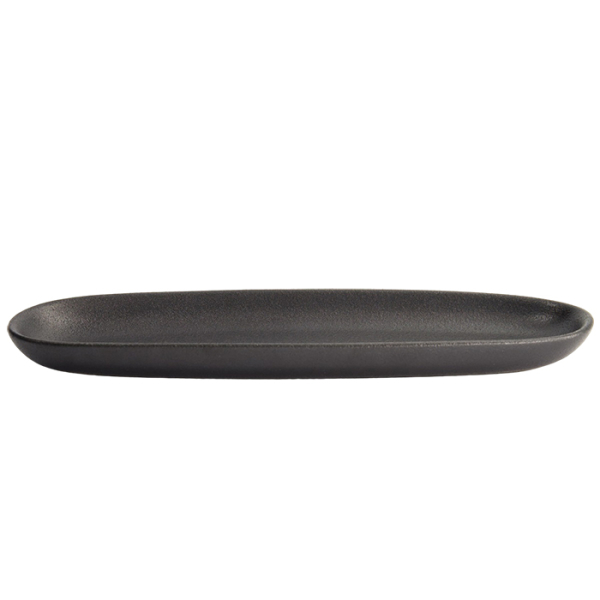 Yuzu Schwarz Platte 30.3x9.5x2.4cm Teller bei Tokyo Design Studio (Bild 2 von 7)