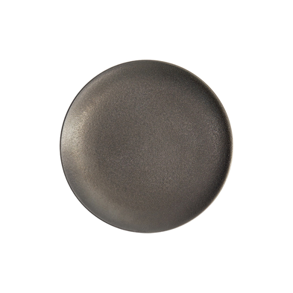 Ø 15.2x1.7cm Yuzu Black Coupe Plate at Tokyo Design Studio (picture 3 of 6)