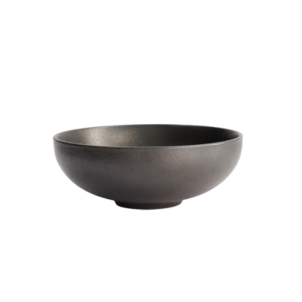 Ø 16x5.9cm 630ml Yuzu Black Round Bowl at Tokyo Design Studio (picture 4 of 6)