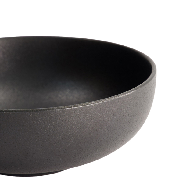Yuzu Schwarz Runde Schale Ø 18.9x7cm 1000ml Schale bei Tokyo Design Studio (Bild 5 von 6)