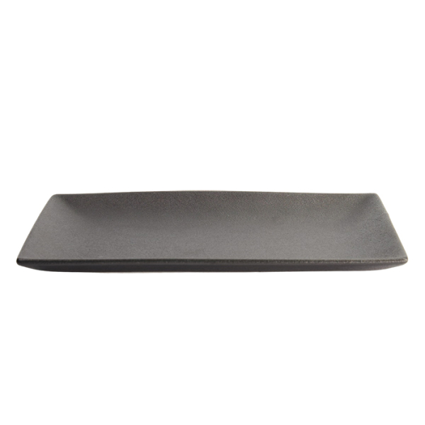 27.1x16.1x2.4cm Yuzu Black Rect. Plate at Tokyo Design Studio (picture 2 of 7)