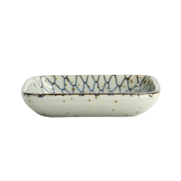 Sauce Bowl Mesh Blue, Porcelain, 9 cm, Item No. 20607