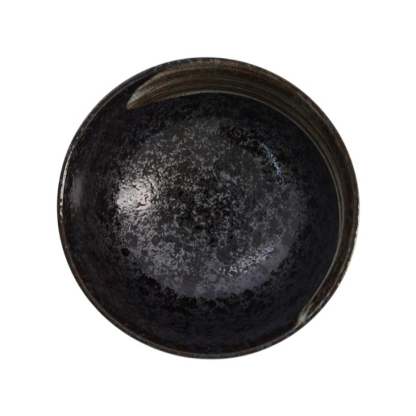 Plate Arahake Black, Brown, Stoneware, Ø 25.5 cm, Height 3 cm, Item No. 20773
