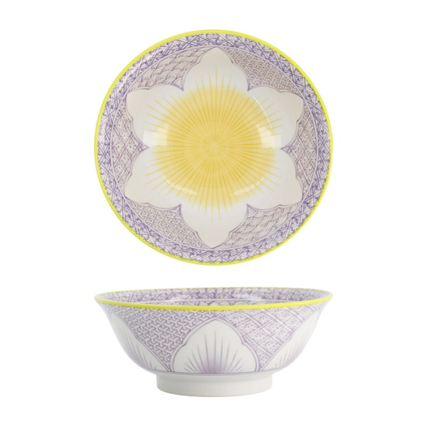 Ramenschale Lily Flower Lila, Porzellan, 1,2 l