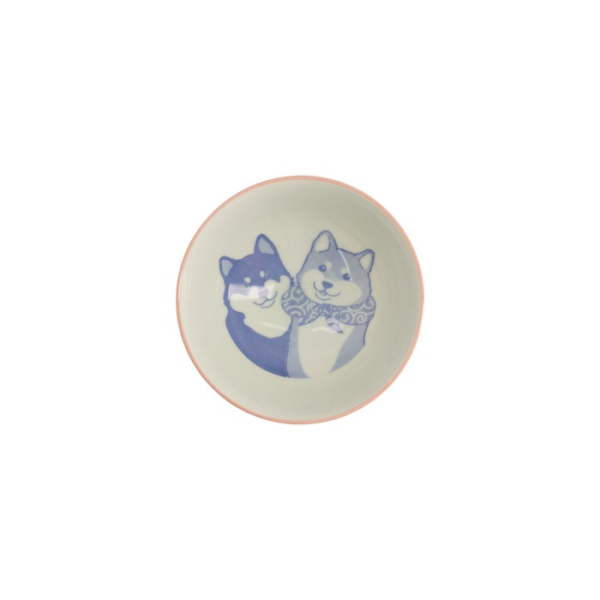 Rice Bowl Kawaii Shiba-Dog Pink, Porcelain, 500 ml, Item No. 20987
