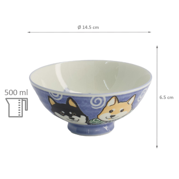 Kawaii Shiba-Dog Reis-Schale bei Tokyo Design Studio (Bild 5 von 5)