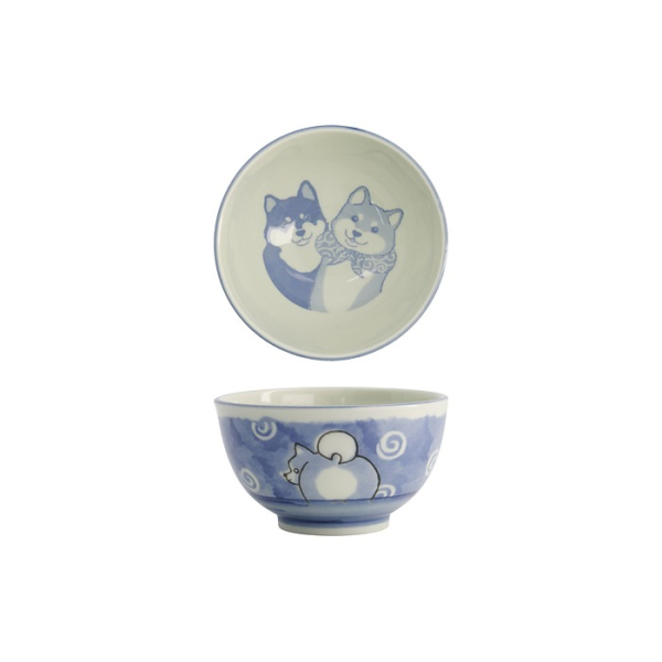 Reisschale Kawaii Shiba-Dog, Porzellan, 400 ml