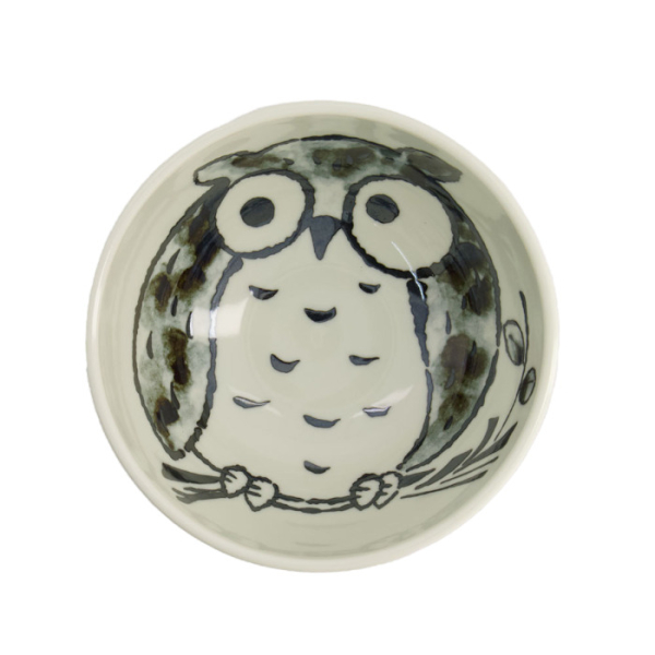 TDS, Reis-Schale, Kawaii Owl, Rosa, Ø 16 x 8 cm, 600ml - Art Nr: 20995