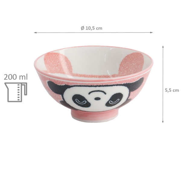 Kawaii Panda Reis-Schale bei Tokyo Design Studio (Bild 5 von 5)