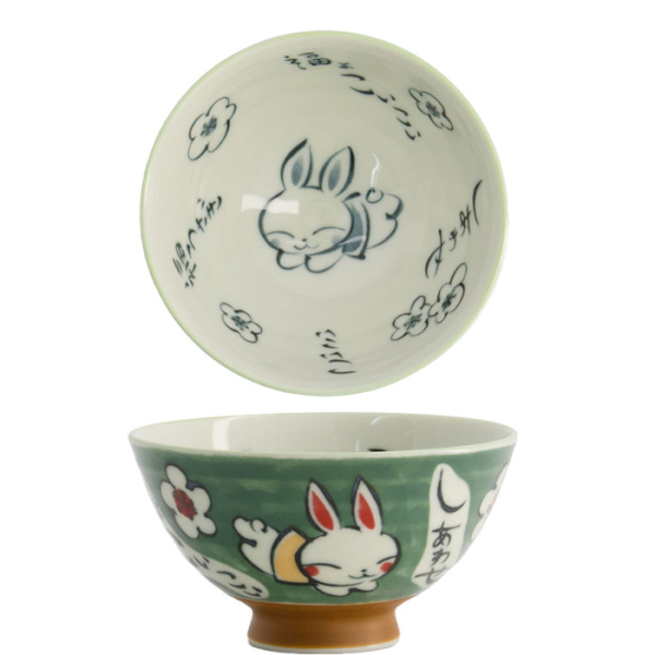 Kawaii Rabbit Reis-Schale bei Tokyo Design Studio (Bild 1 von 5)