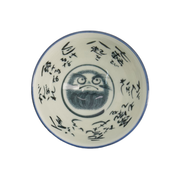 TDS, Rice Bowl, Kawaii Daruma, Blue, Ø 11.5x6 cm, 300ml - Item No. 21008