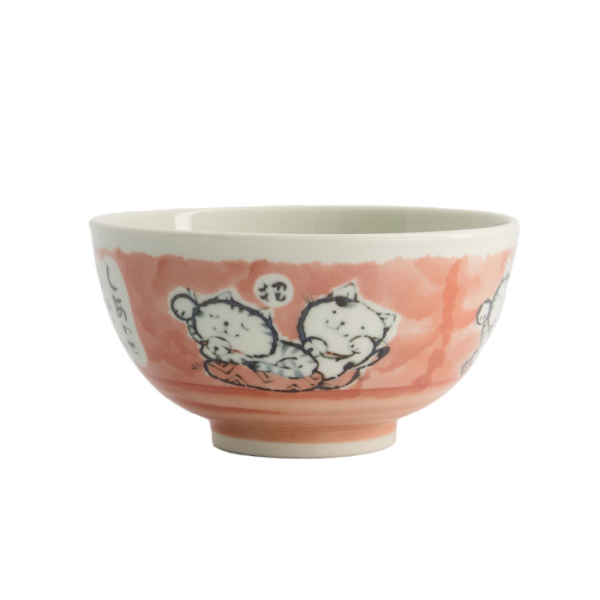 TDS, Rice Bowl, Kawaii Cat, Ø 16x8 cm, 600ml - Item No. 21026