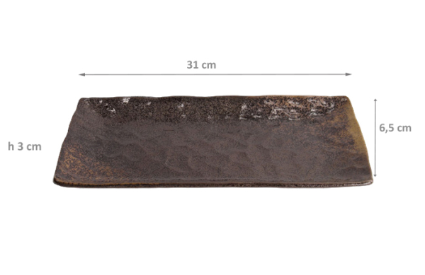 TDS, Groß Teller, Kuro Suisho Grün, Ø 31x16,5x3 cm, Art.-Nr. 21072