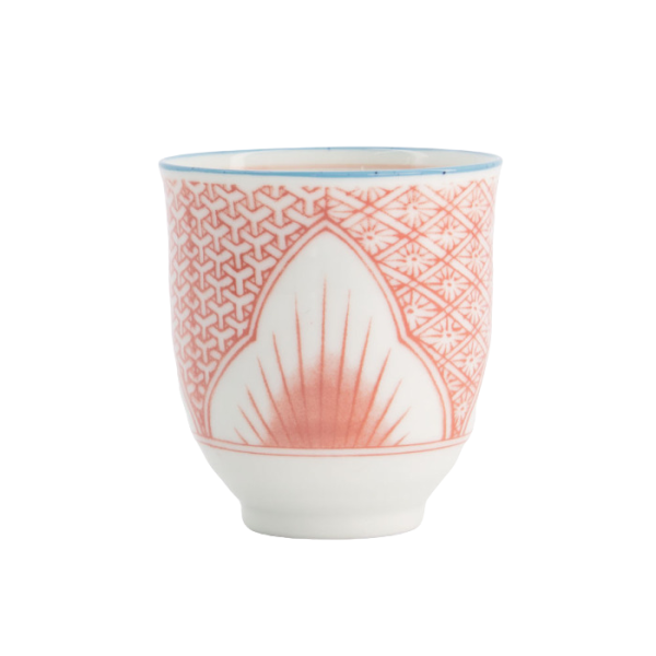 TDS, Becher, Lily Flower, Rot, Ø 7.8x8.2cm 250 ml - Art Nr: 21148