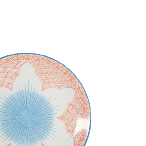 Plate Lily Flower Red, Porcelain, Ø 26 cm, Item No. 21157