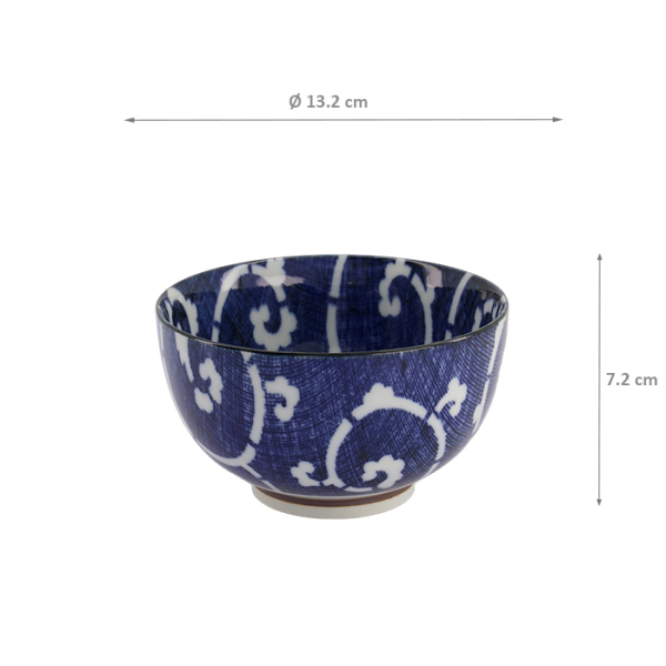 TDS, Bowl, Mixed Bowls Kayame Karakusa, Ø 13.2 cm x 7.2 cm, Item No. 21181