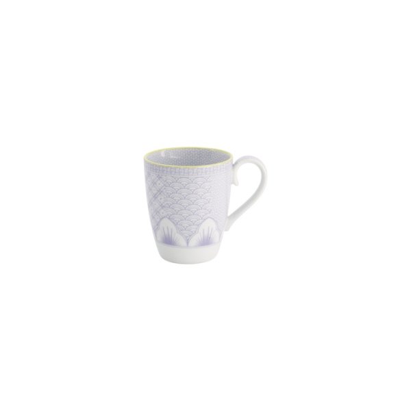 Mug Lily Flower Purple, Porcelain, 350 ml