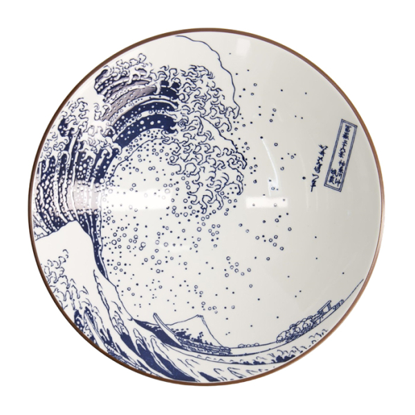 TDS, Ramen Schale, Hokusai, Blau/Weiß, Ø 24x7,5cm, Art.-Nr. 21209