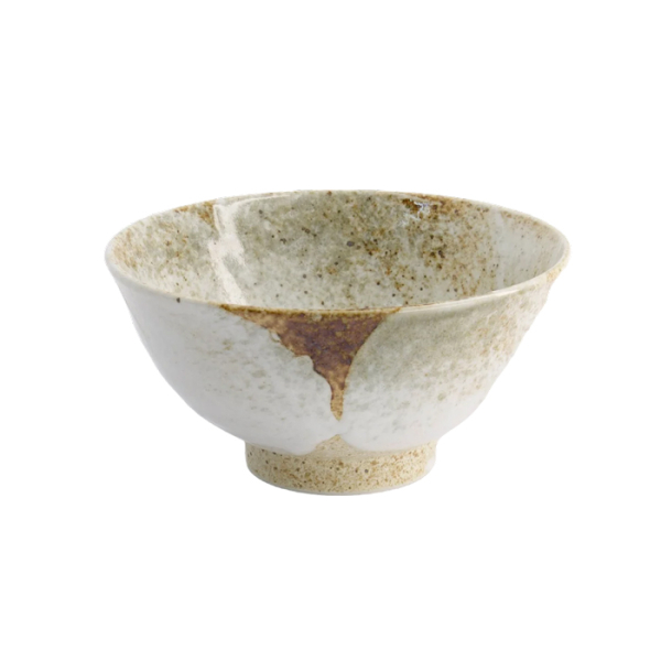 Yukishino Weiß/Braun Schale bei Tokyo Design Studio (Bild 2 von 5)
