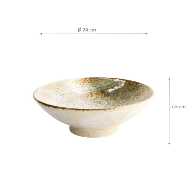 Yukishino White/Brown Bowl at Tokyo Design Studio (picture 5 of 5)