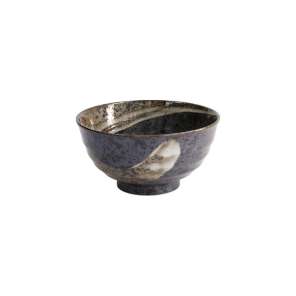 Tayo Bowl Arahake Black, Brown, Stoneware, 900 ml, Item No. 21432
