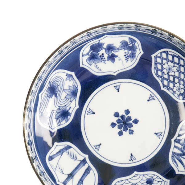 TDS, Pasta Plate, Mixed Bowls, Matori Hishimon, Ø 20x4.1cm, Item No. 21504