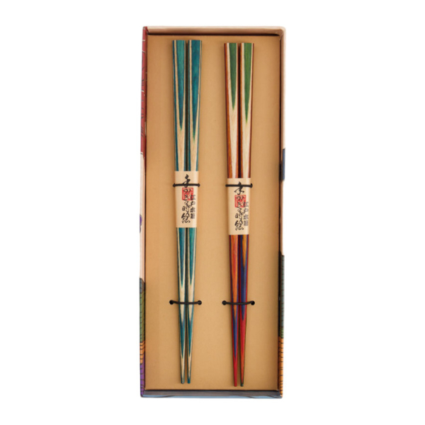 Essstäbchen-Set Drachen, 2 Paar, Holz, Art.-Nr. 21536