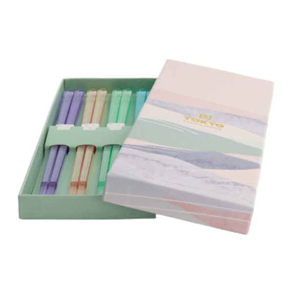 Blue Chopstick Set 4 pair at Tokyo Design Studio (picture 5 of 5)