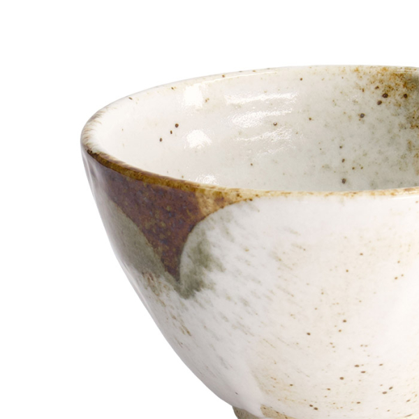 Weiß/Braun,Ø 13x8cm Yukishino Tayo Schale bei Tokyo Design Studio (Bild 5 von 6)