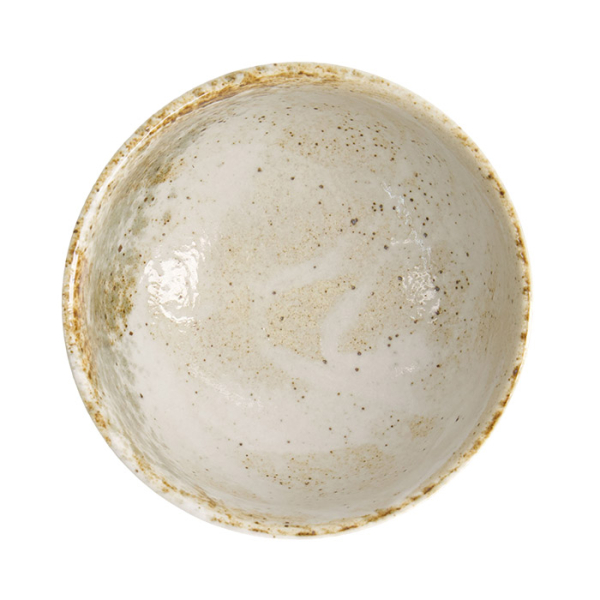 TDS, Yukishino Tayo Schale, Weiß/Braun, Ø 12,7x7cm, 550ml, Art.-Nr. 21584