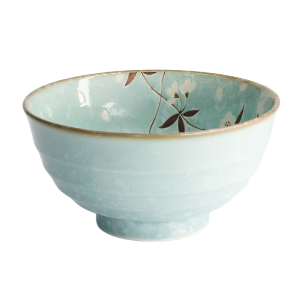 TDS, Bowl, Light Blue Sakura, Ø 17x9cm 900ml, Item No. 21589