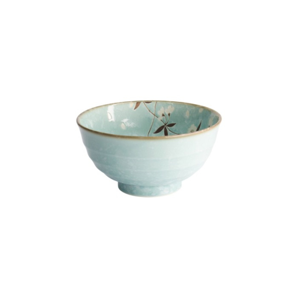 Rice Bowl Light Blue Sakura Light, Porcelain, 900 ml, Item No. 21589