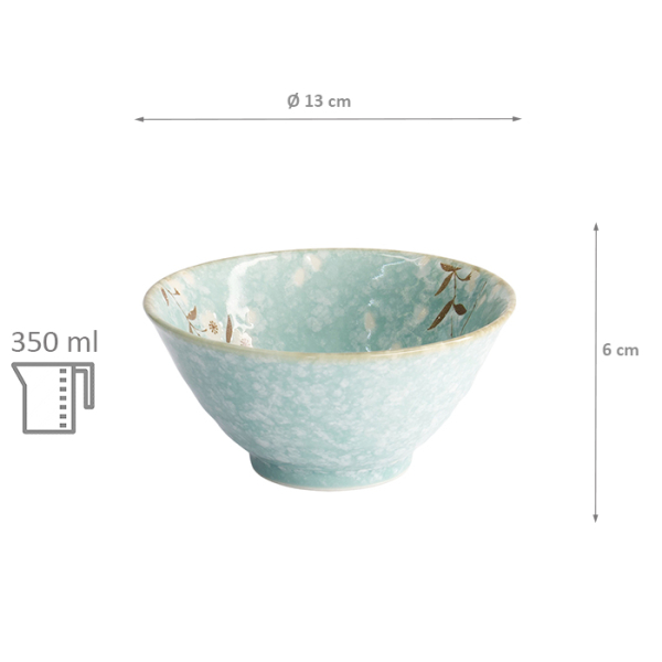TDS, Reis Schale, Light Blue Sakura, Hell Blau, Ø 13x6cm 350ml, Art.-Nr. 21593